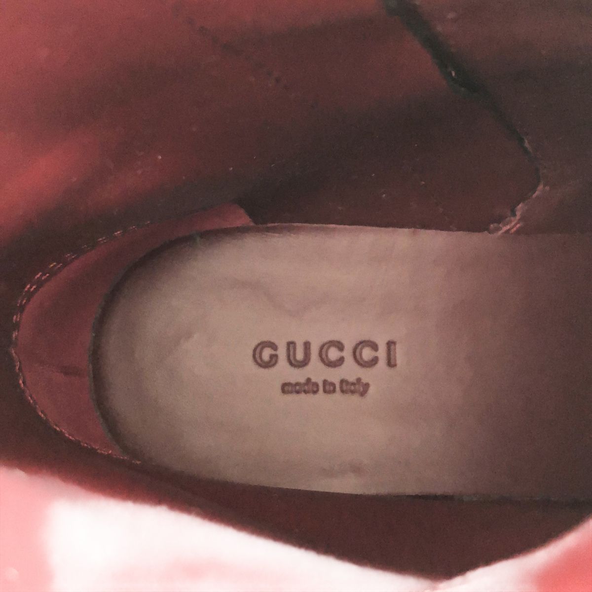 Gucci Sherry Line Side Zip Leather Ankle Boots Black — view 5