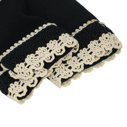 Chanel Vintage Embroidery Trim Jacket Black 42 — view 4