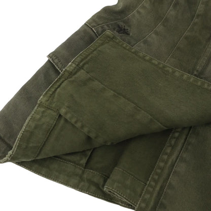 Dior Garment Dyed Denim Blazer Jacket Green — view 6