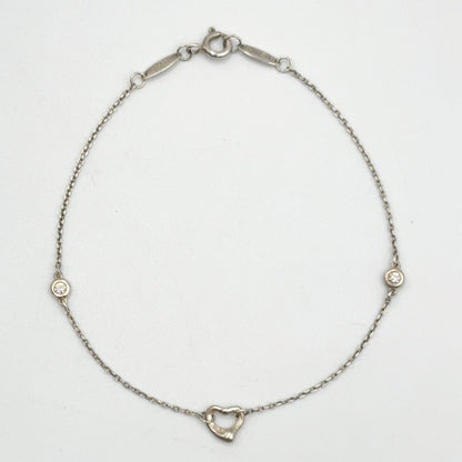 Tiffany & Co Open Heart Silver Bracelet — view 3