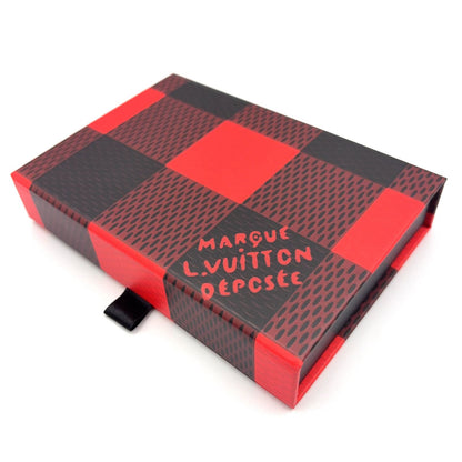 Louis Vuitton Etui Cartes de Vigitt Game LV Ers Bandana Pattern Paper Blue Red — view 5