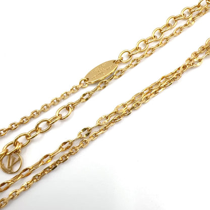 Louis Vuitton Collier Blooming Strass Rhinestone Gold Necklace — view 7