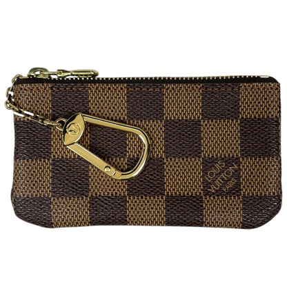 Louis Vuitton Pochette Cles Coin Purse Damier Brown