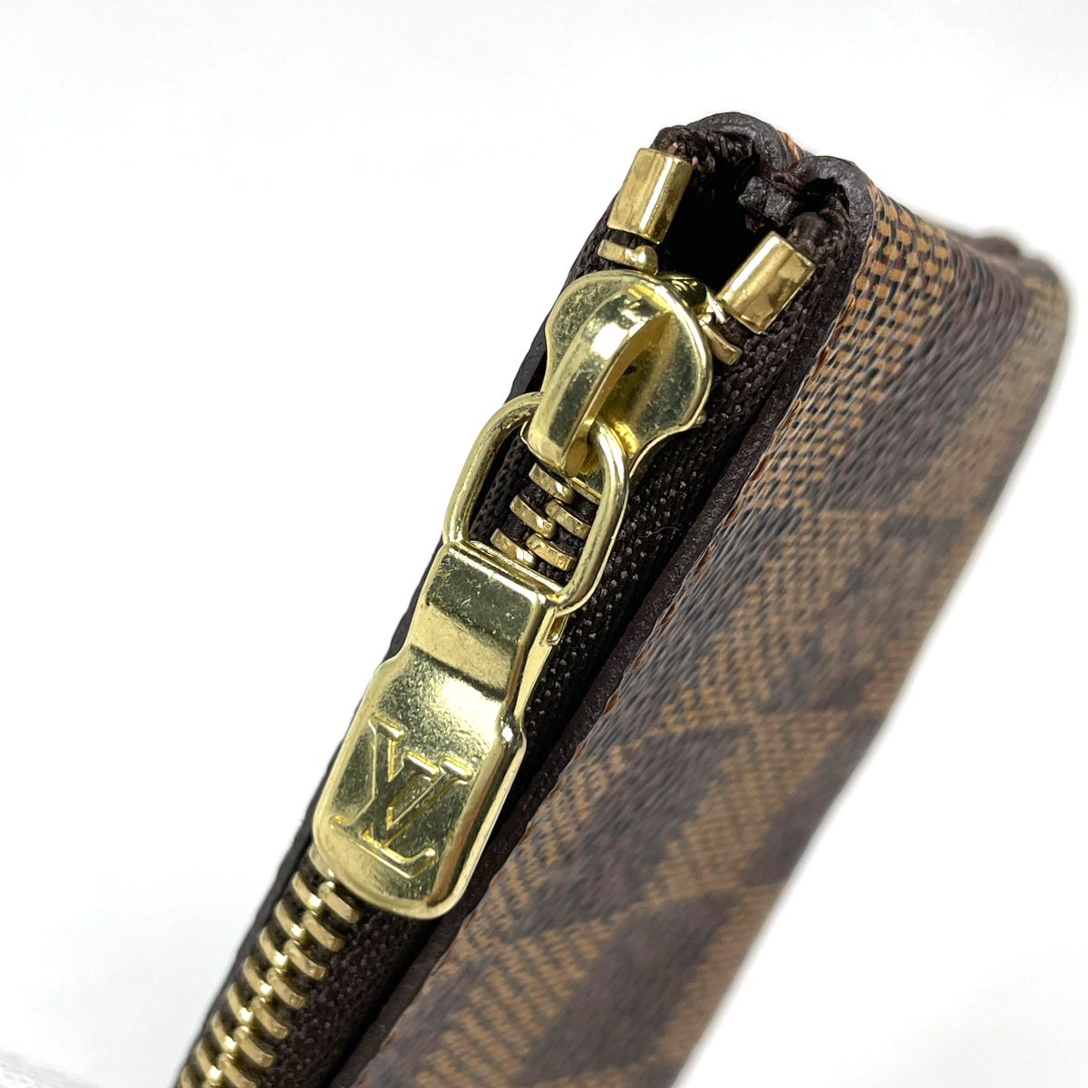 Louis Vuitton Pochette Cles Coin Purse Damier Brown — view 4