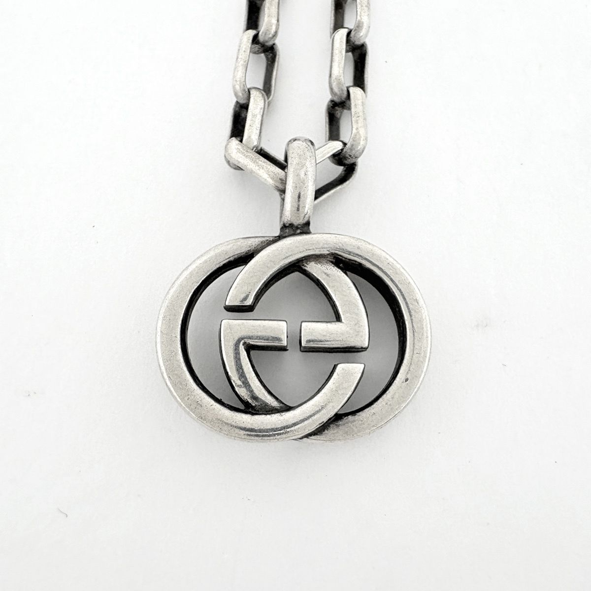 Gucci Necklace Interlocking G 925 Sterling Silver — view 2