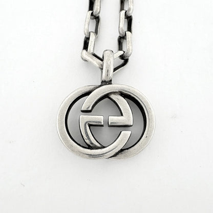 Gucci Necklace Interlocking G 925 Sterling Silver — view 2