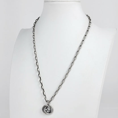 Gucci Necklace Interlocking G 925 Sterling Silver — view 4