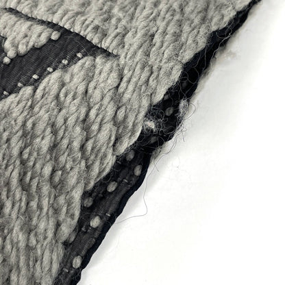 Louis Vuitton Scarf Monogram Wool Silk Gray — view 4