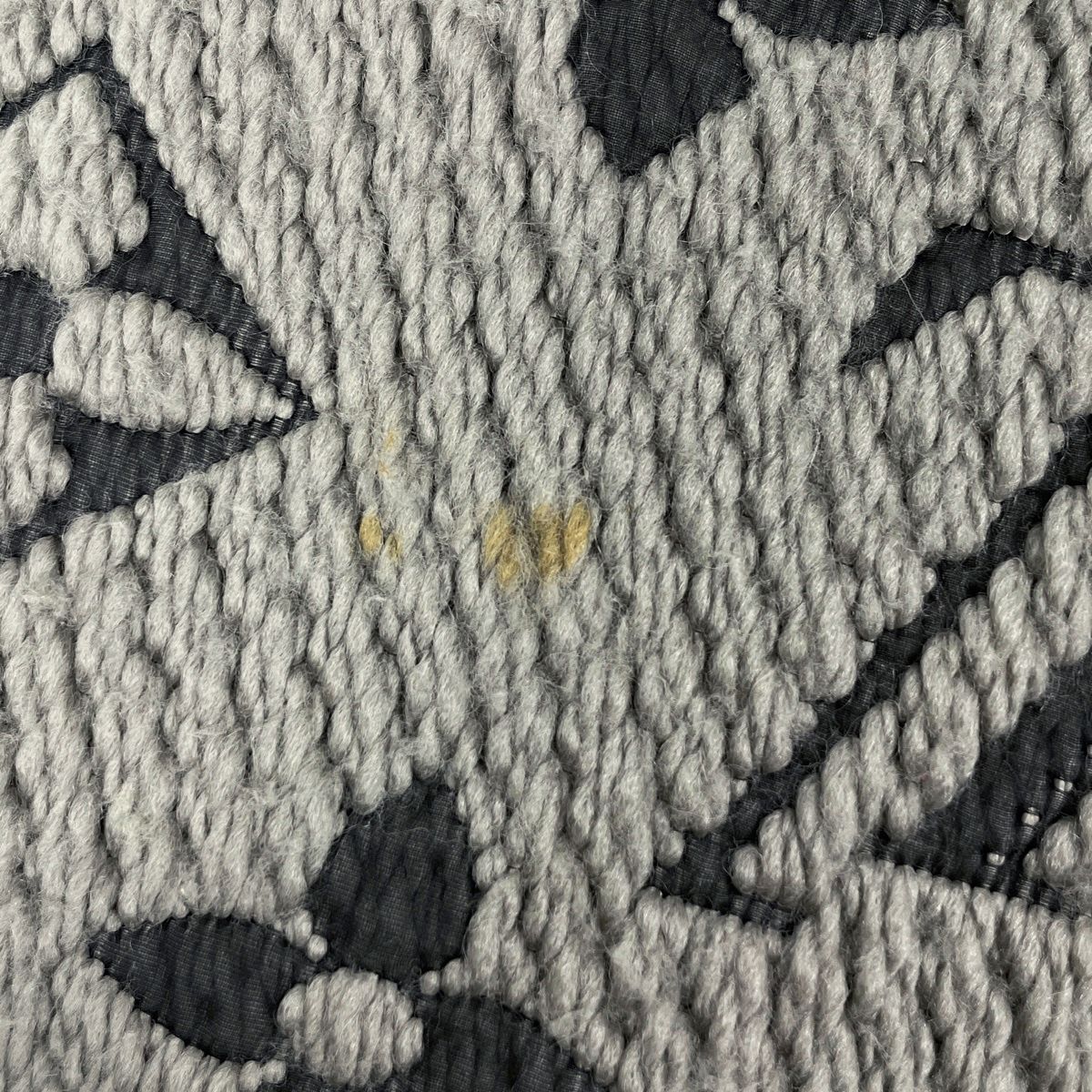 Louis Vuitton Scarf Monogram Wool Silk Gray — view 3