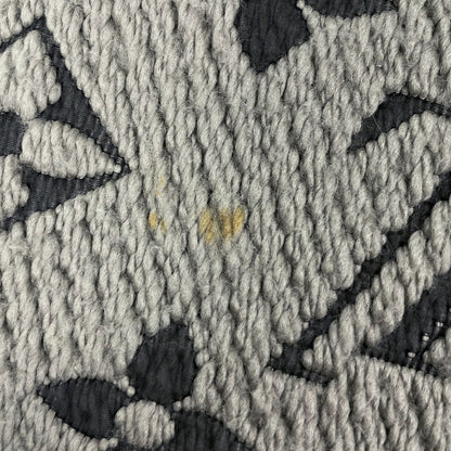 Louis Vuitton Scarf Monogram Wool Silk Gray — view 3