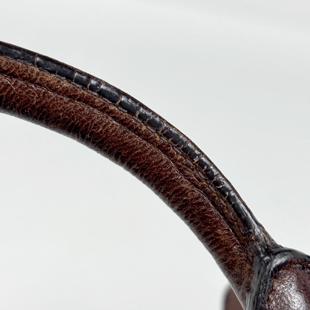 Prada Handbag 2-Way Leather Brown — view 6