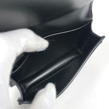 Prada Card Case Leather Nero — view 6