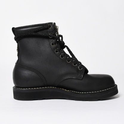 Chrome Hearts Wesco Fireman Center Zip Boots Black — view 4
