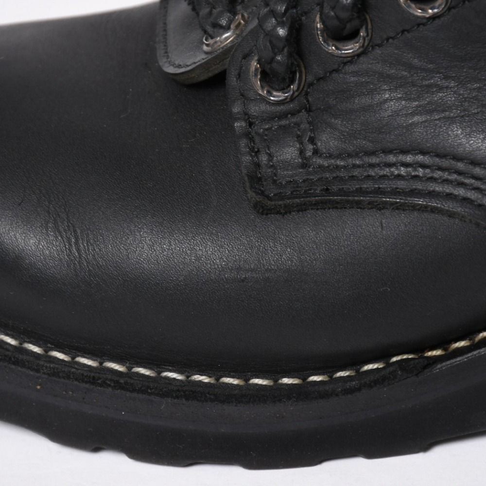 Chrome Hearts Wesco Fireman Center Zip Boots Black — view 7