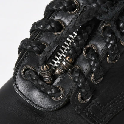 Chrome Hearts Wesco Fireman Center Zip Boots Black — view 8