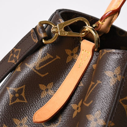 Louis Vuitton Montaigne MM Monogram Handbag Brown — view 5