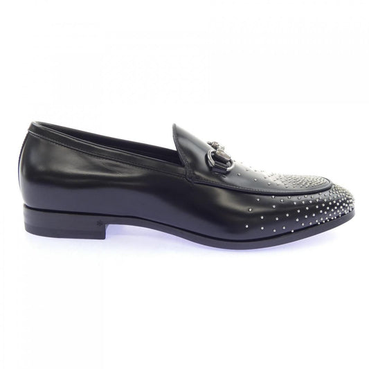 Gucci Studded Horsebit Loafers Shoes