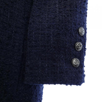 Chanel Coat Navy — view 7