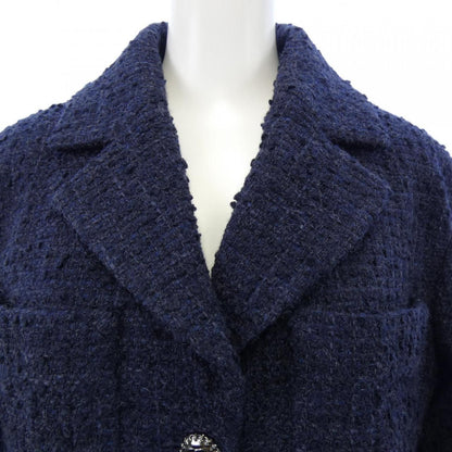 Chanel Coat Navy — view 6