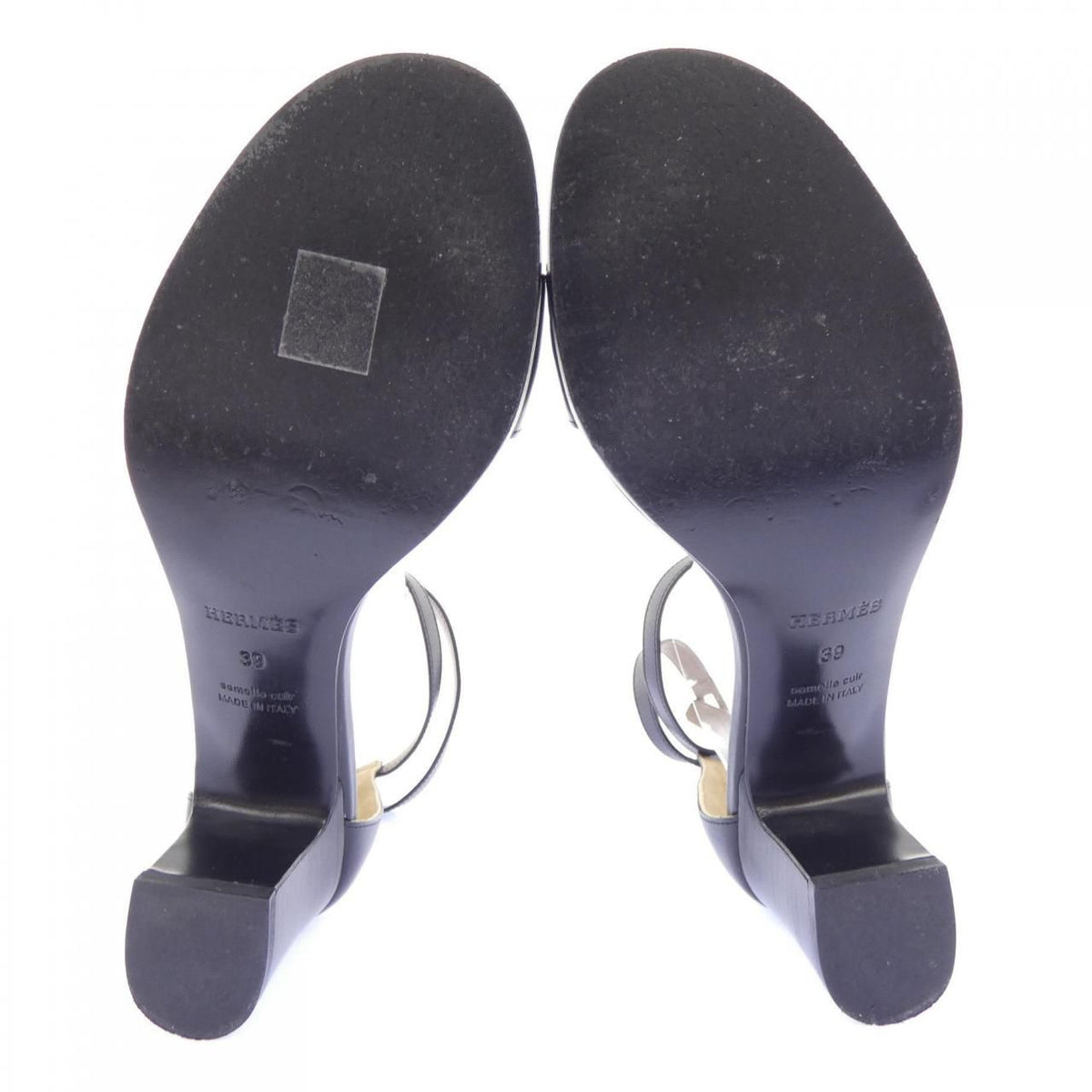 Hermes Mangee Kelly Buckle Sandals — view 4