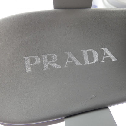 Prada Monolith Rubber Sandals Triangle Logo — view 6