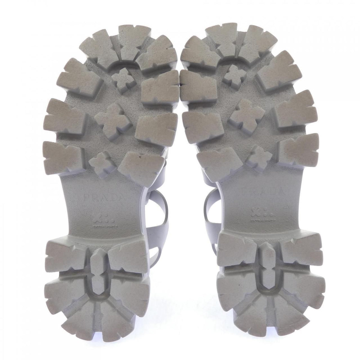 Prada Monolith Rubber Sandals Triangle Logo — view 4