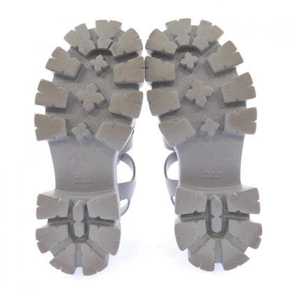Prada Monolith Rubber Sandals Triangle Logo — view 4