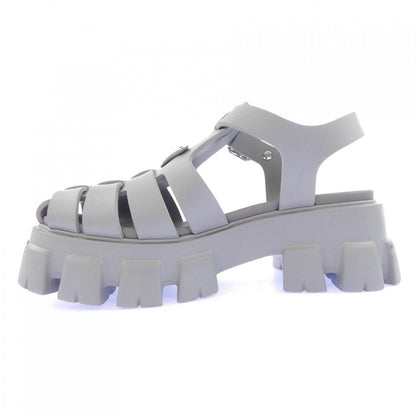 Prada Monolith Rubber Sandals Triangle Logo — view 2