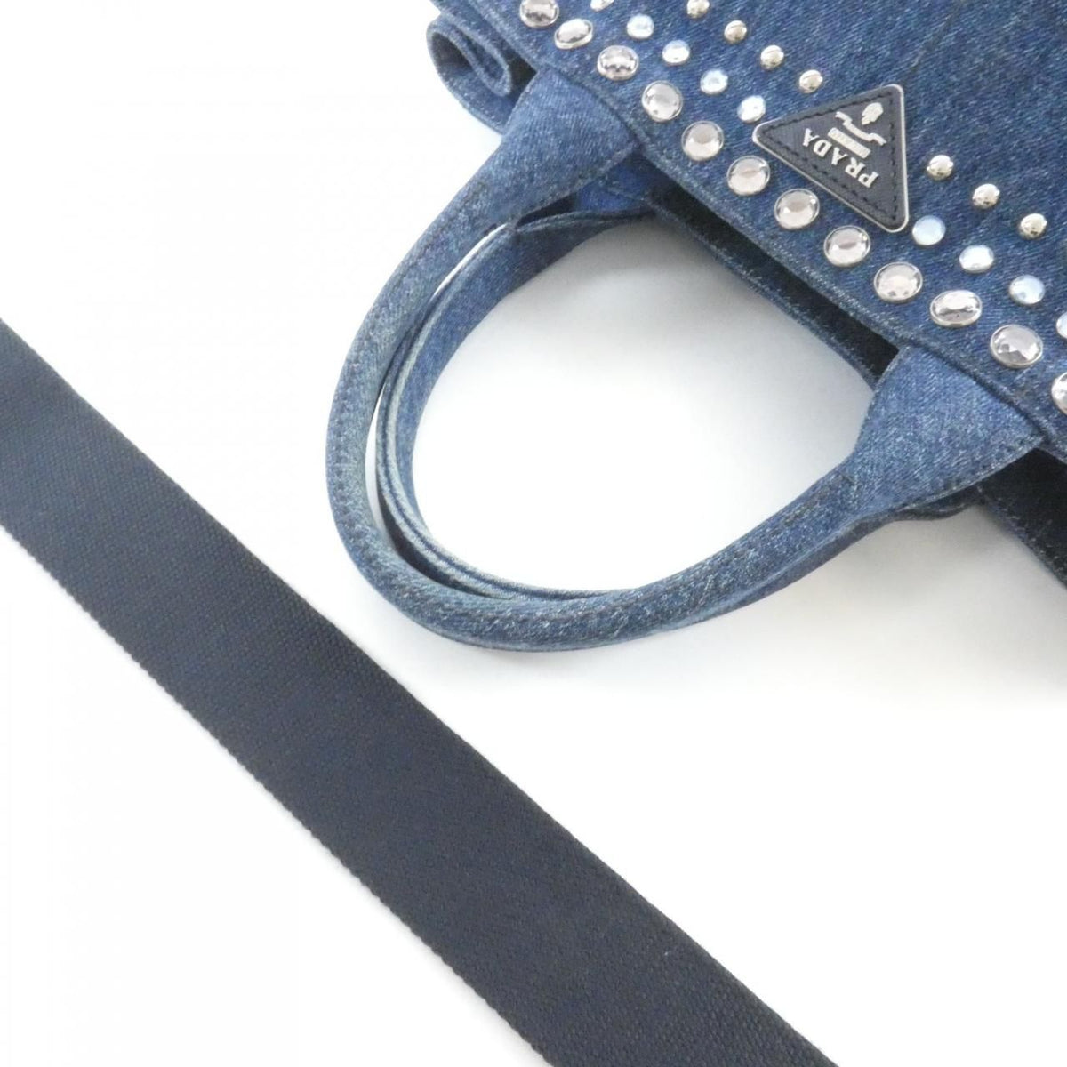 Prada Bag Handbag Silver — view 4