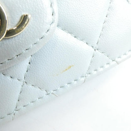 Chanel Chain Clutch Blue — view 4