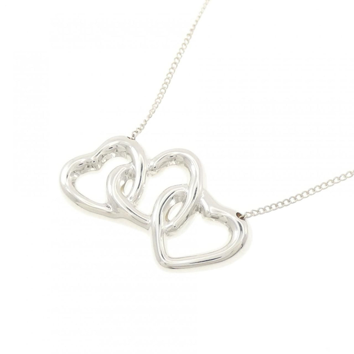 Tiffany & Co Triple Open Heart Necklace — view 3