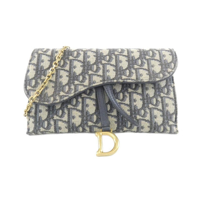 Dior Oblique Saddle Pouch S ZQ Chain Wallet