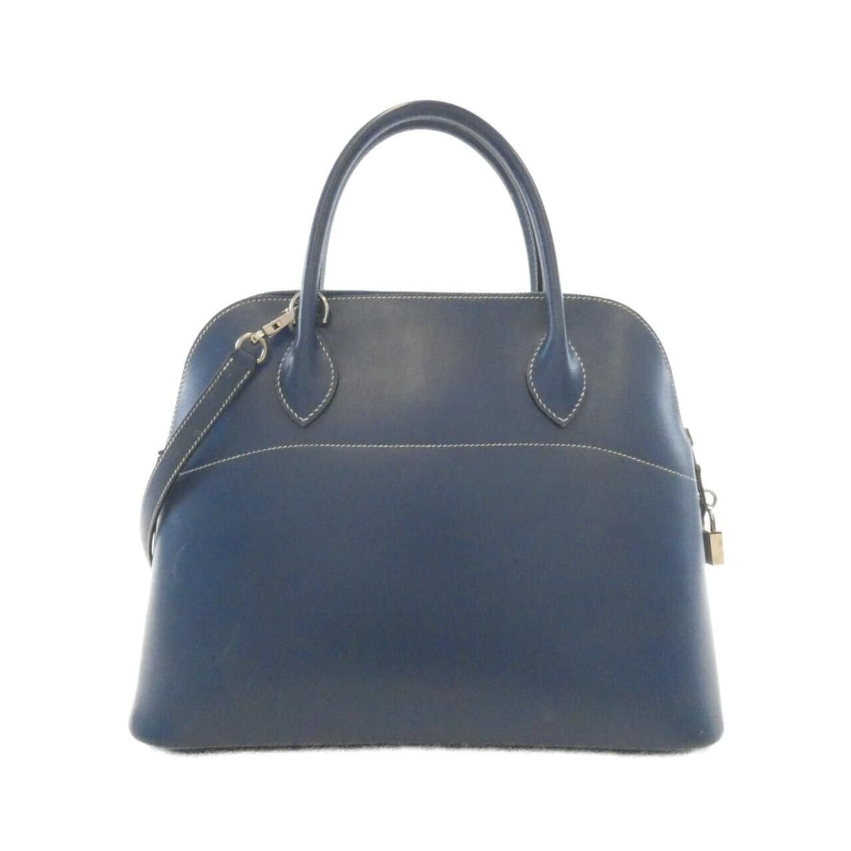 Hermes Bolide Bag Handbag Blue — view 2