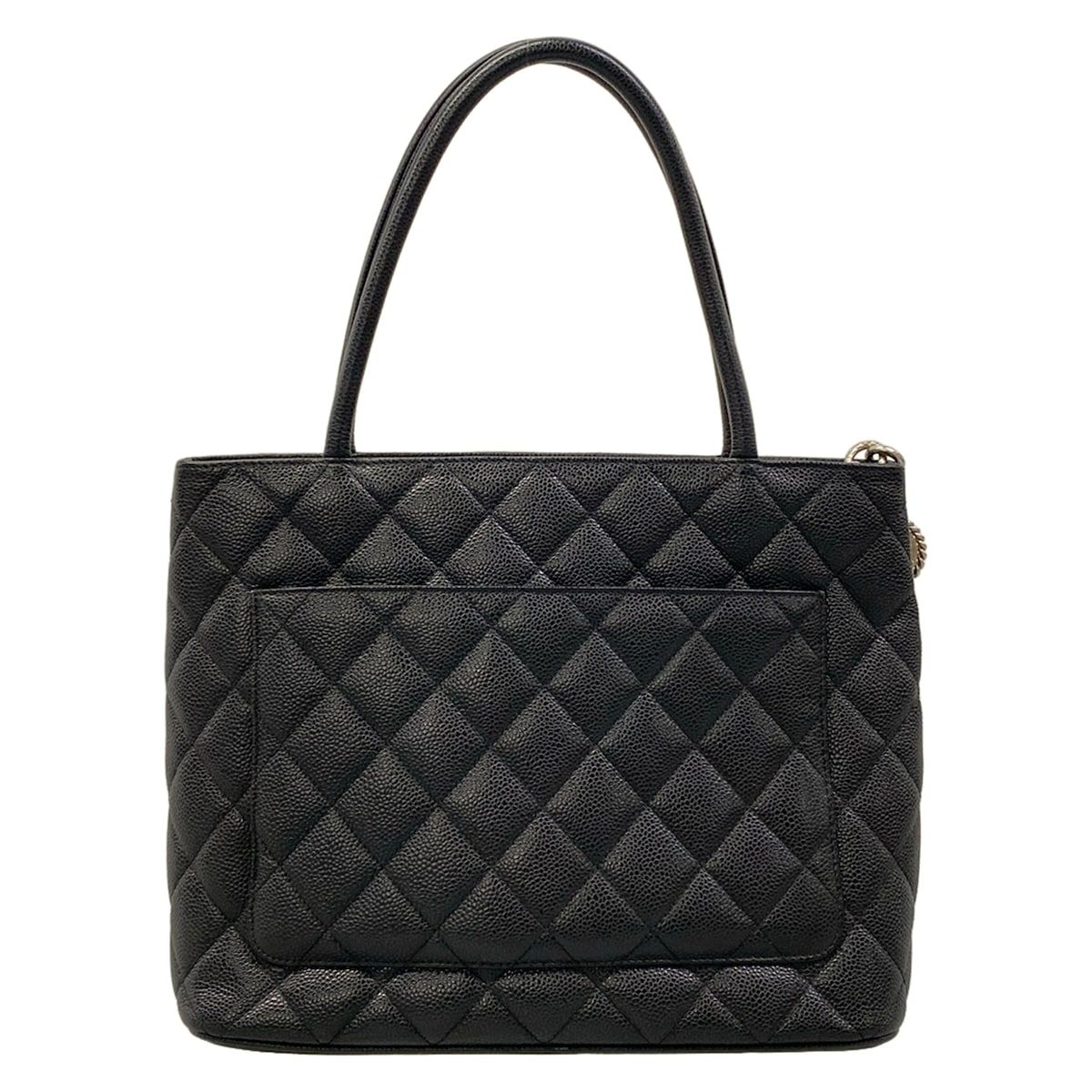 Chanel Tote Bag Reissue Black Silver — view 3
