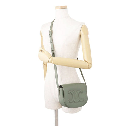 Celine Shoulder Bag Folco Cuir Triomphe Smooth Calf Leather — view 4