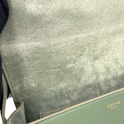 Celine Shoulder Bag Folco Cuir Triomphe Smooth Calf Leather — view 8