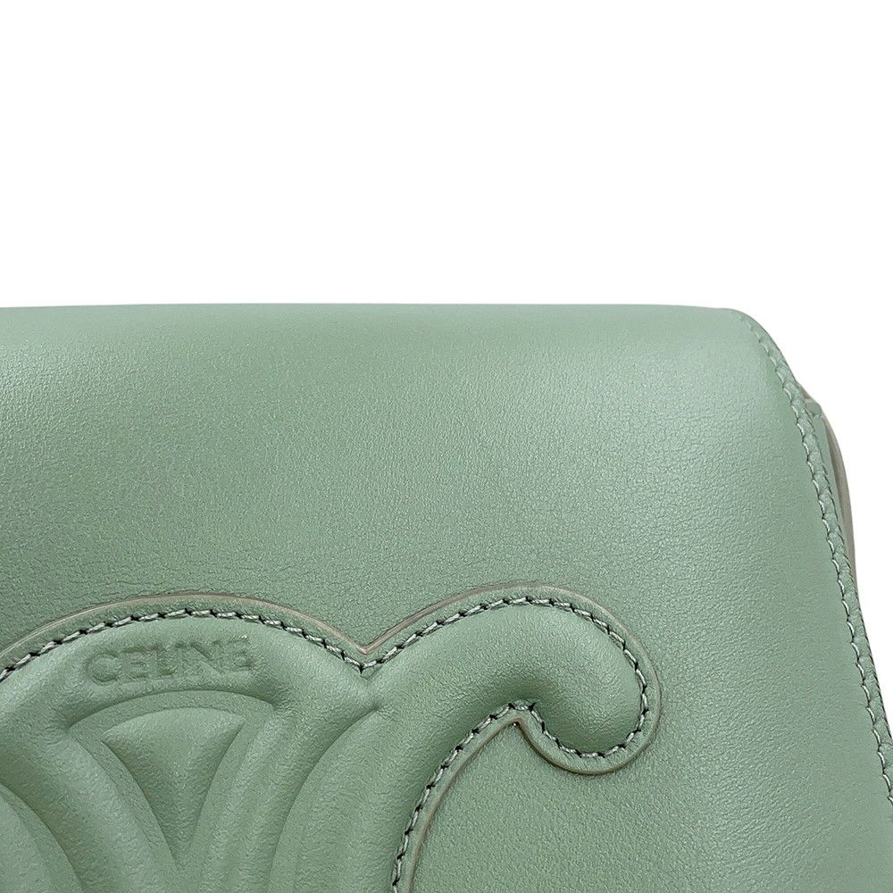 Celine Shoulder Bag Folco Cuir Triomphe Smooth Calf Leather — view 6