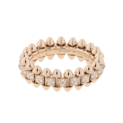 Cartier Ring Clash de Cartier SM Small Model Diamond Total 18k Pink Gold — view 2