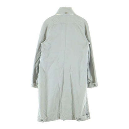 Chanel Sports Line Coco Buttons Long Zip Coat Light Gray 38 — view 2
