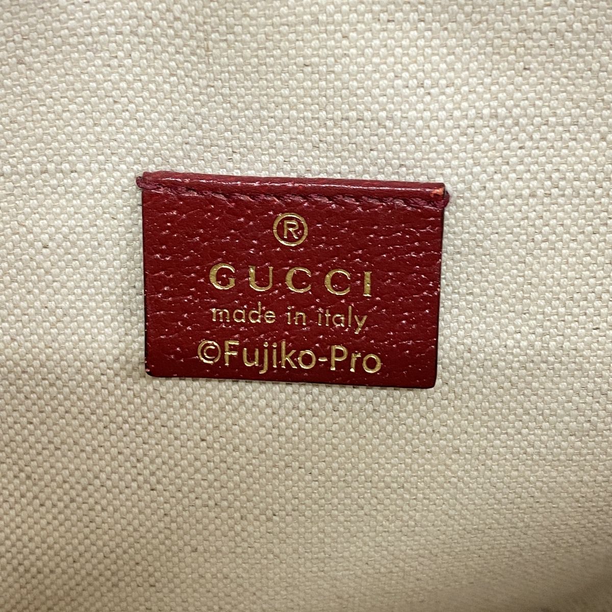 Gucci Shoulder Bag Doraemon Bordeaux Brown Gold — view 5