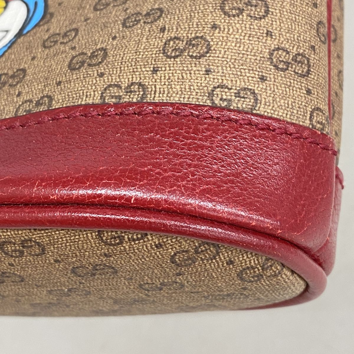 Gucci Shoulder Bag Doraemon Bordeaux Brown Gold — view 6