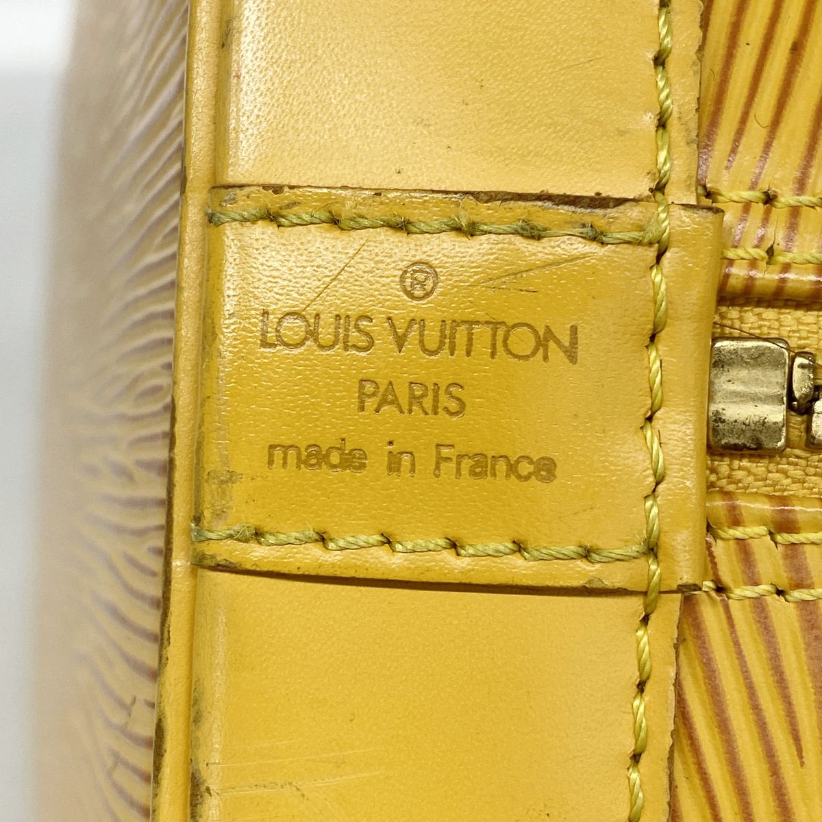Louis Vuitton Handbag Epi Alma Jaune — view 5