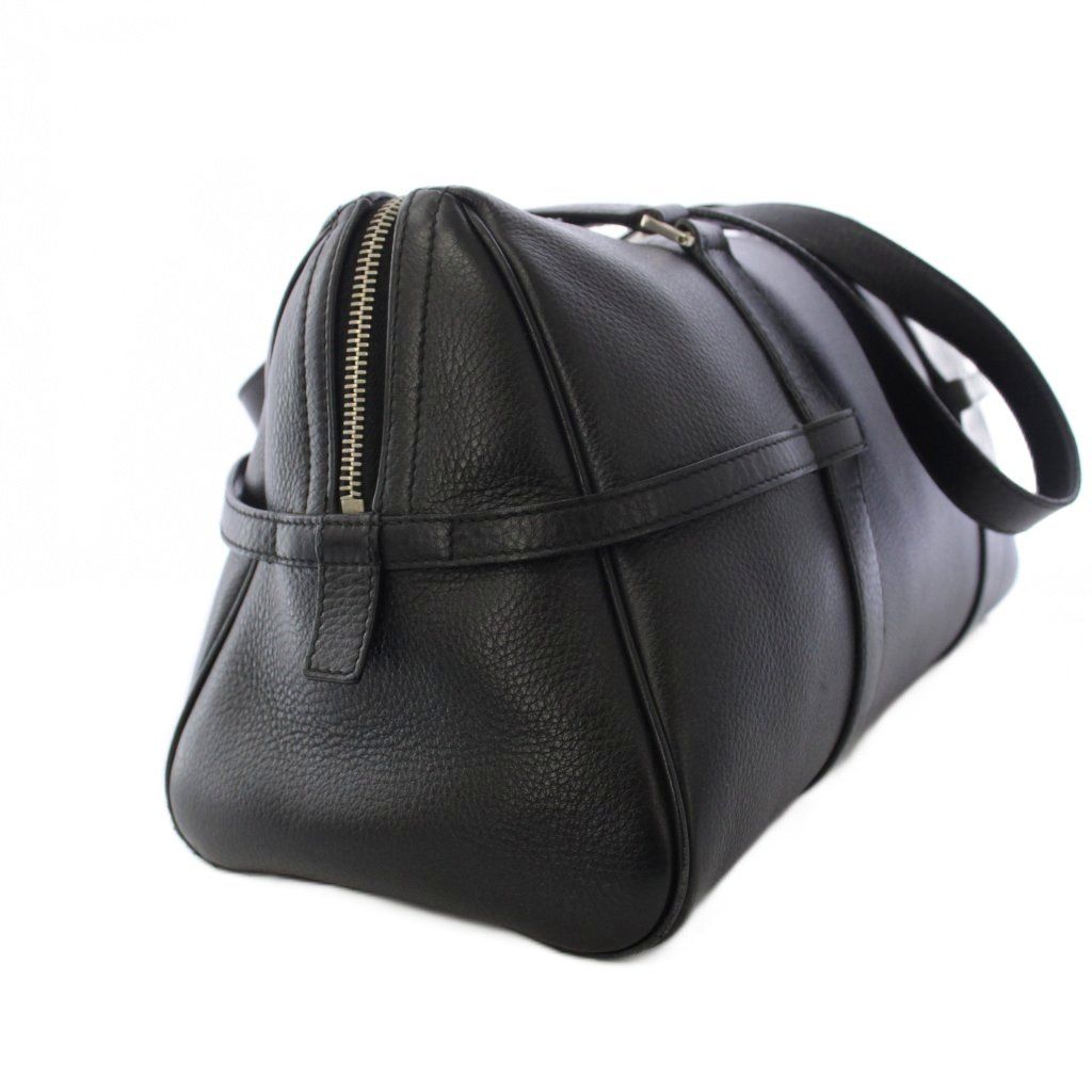 Dior John Galliano Era D-charm Bowler Mini Boston Bag Leather Black — view 3