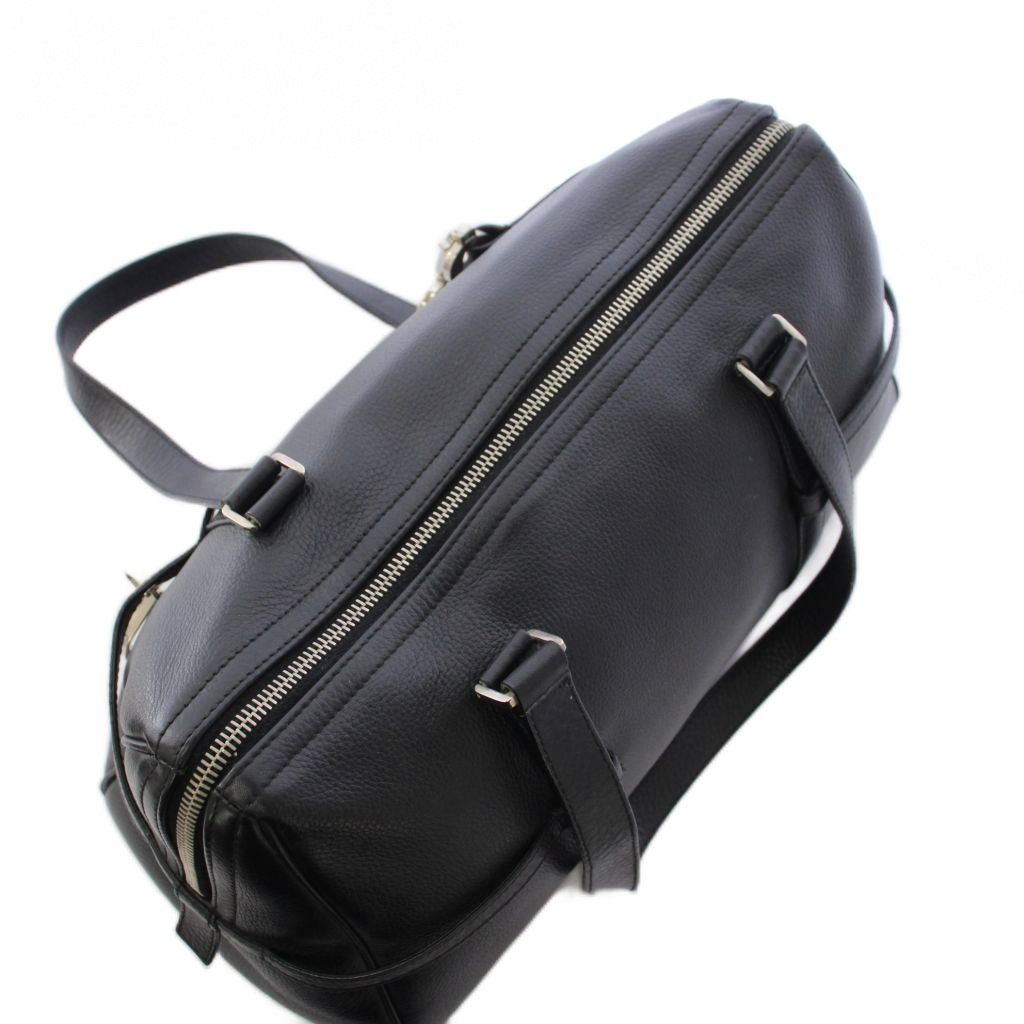 Dior John Galliano Era D-charm Bowler Mini Boston Bag Leather Black — view 6