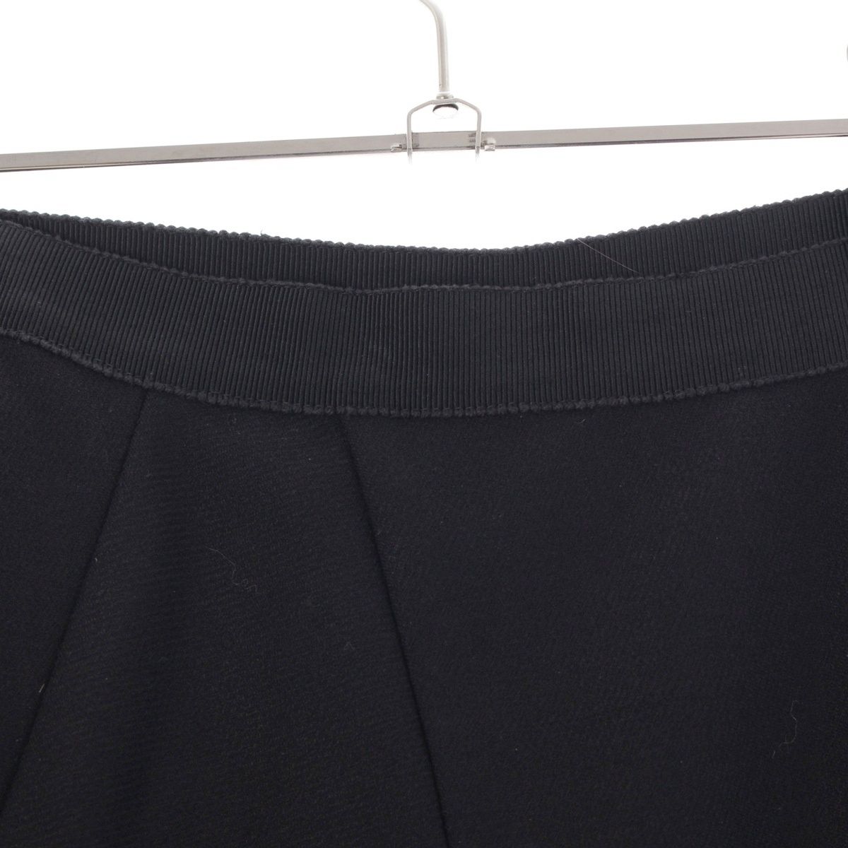 Prada Archive Asymmetric Gathered Design Skirt Black 42 — view 6