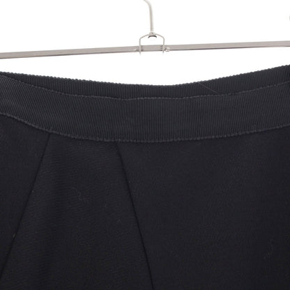 Prada Archive Asymmetric Gathered Design Skirt Black 42 — view 6