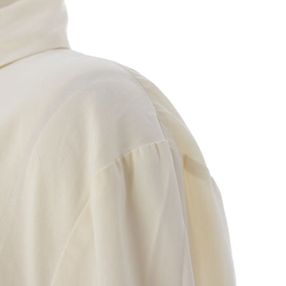 Prada Archives Sleeve Shirt Blouse Top Off White 40 — view 6