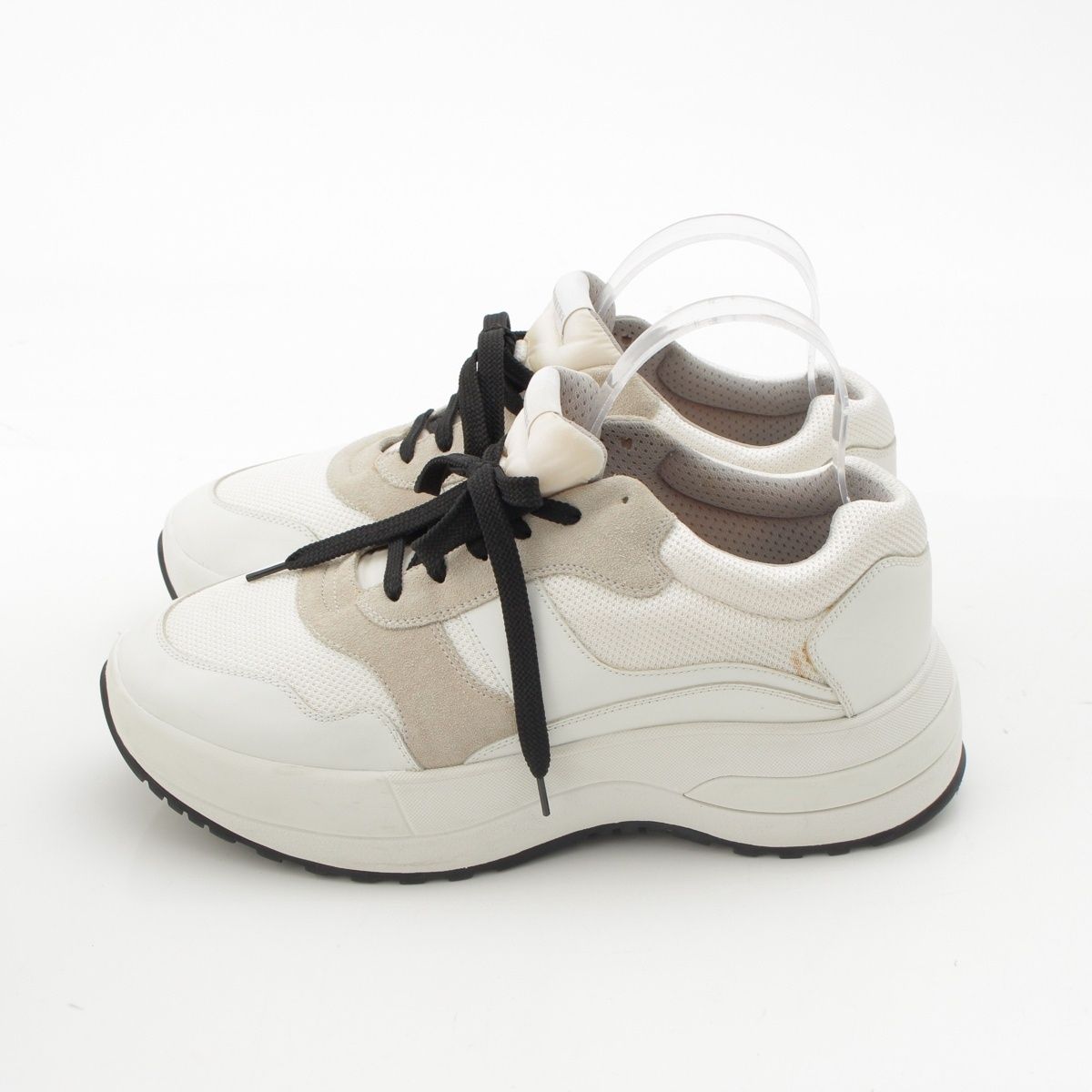 Celine Phoebe Philo Era Delivery Low Top Platform Sneakers White — view 3