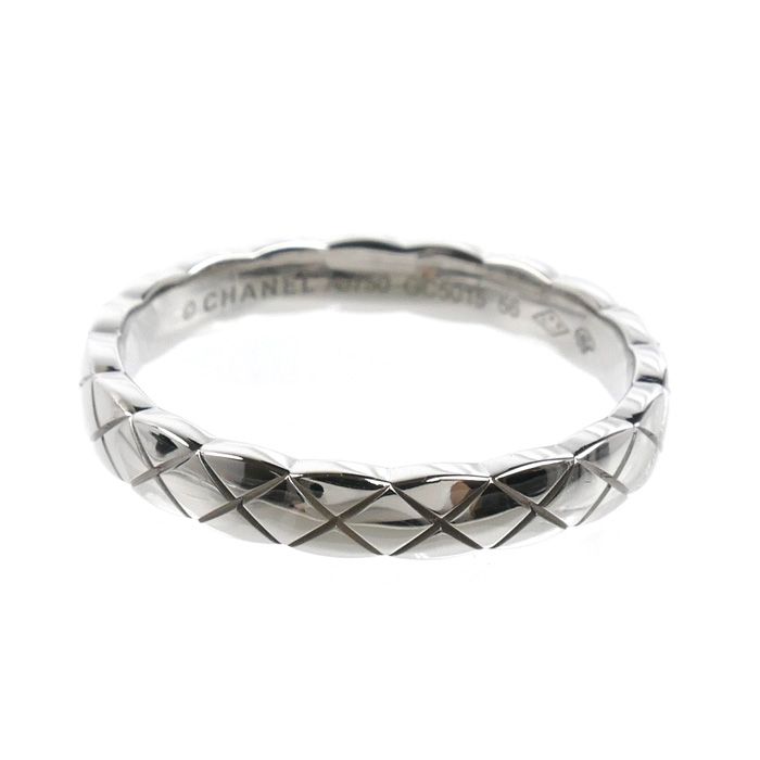 Chanel 18K White Gold Coco Crush Ring — view 3