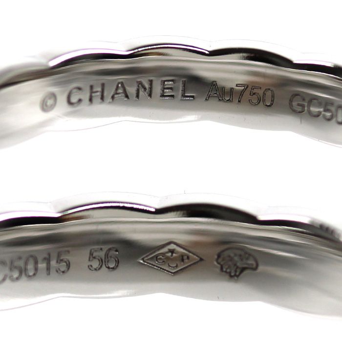 Chanel 18K White Gold Coco Crush Ring — view 5